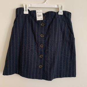 New button down mini skirt